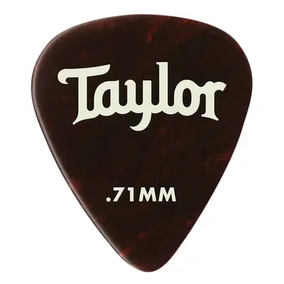 Taylor Celluloid Picks 0.71 Tortoise Shell