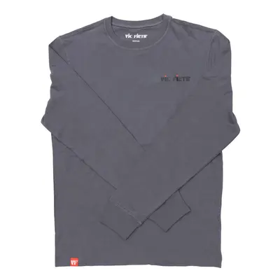 Vic Firth Long Sleeve Gray Tee L