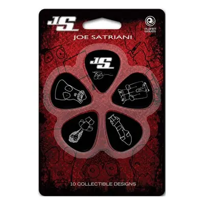 D'Addario Joe Satriani Guitar Picks Black Thin