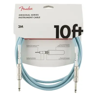 Fender Original Series 10' Instrument Cable Daphne Blue