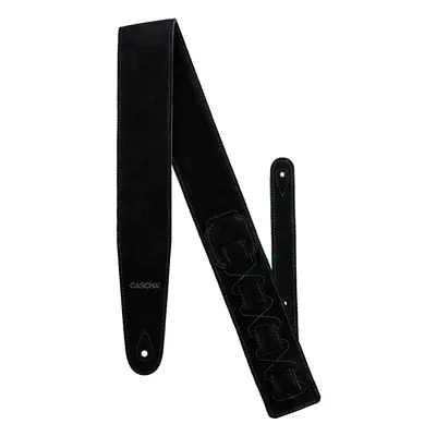 Cascha CGS-SL1 Guitar Strap Leather Standard Black