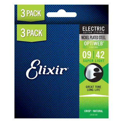 Elixir Optiweb Super Light 3-Pack