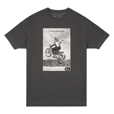 Fender Vintage Ad Biker Tee Graphite L