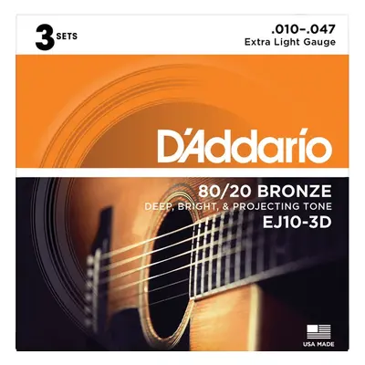 D'Addario EJ10-3D