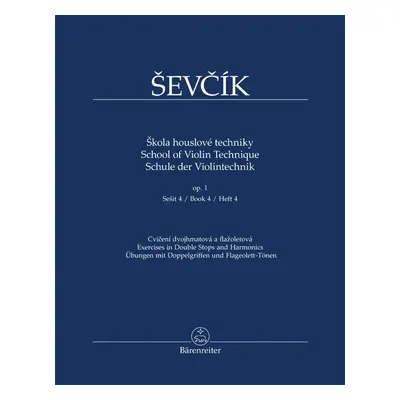 KN Otakar Ševčík - Škola houslové techniky op. 1, sešit 4, Cvičení dvo