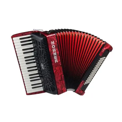 Hohner Bravo III 120 red (SilentKey)