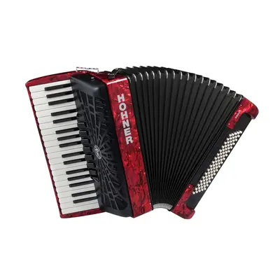 Hohner Bravo III 80 Red Silent Key