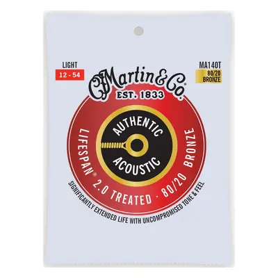 Martin Authentic Lifespan 2.0 80/20 Bronze Light