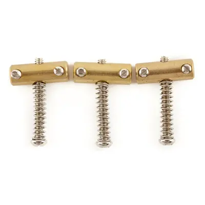 Fender American Vintage Telecaster Compensated Bridge Saddles, Brass