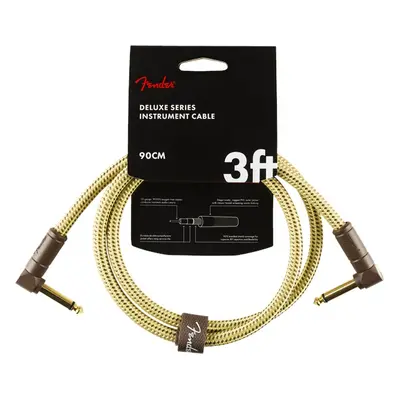 Fender Deluxe Series 3' Instrument Cable Tweed