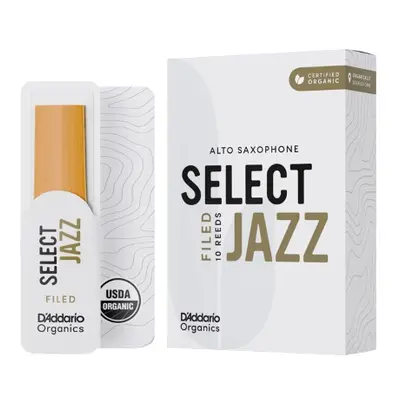 D'Addario Organic Select Jazz Filed Alto Saxophone 2 Soft