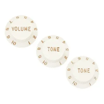 Fender Stratocaster Knobs, Parchment