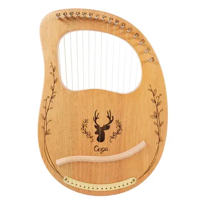 Cega Lyre Harp 16 Strings Natural