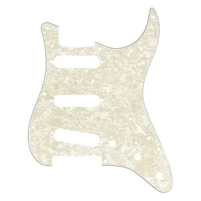 Fender Pickguard Stratocaster, SSS 11-hole, Aged White Pearl 3-ply