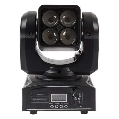 Flash LED MOVING HEAD 4x15W RGBW 4in1 OSRAM ZOOM