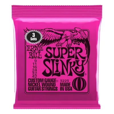 Ernie Ball 3223 Nickel Wound Super Slinky 3 Pack