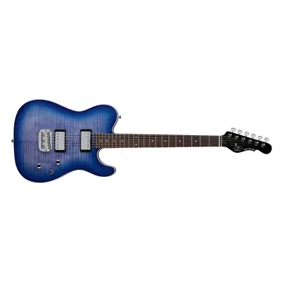 G&L Tribute ASAT Deluxe Carved Top Bright Blueburst RW