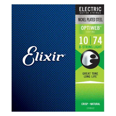 Elixir Optiweb 8-String Light