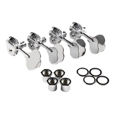 Fender Deluxe "F" Stamp Bass Tuning Machines, (4), Chrome