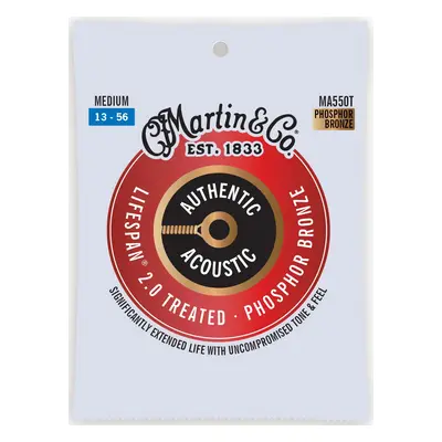 Martin Authentic Lifespan 2.0 92/8 Phosphor Bronze Medium