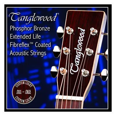 Tanglewood Acoustic Guitar Strings 11 Custom Light