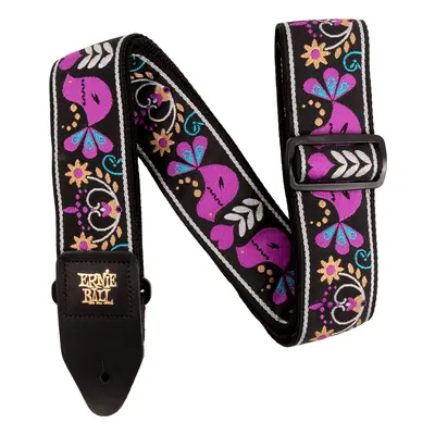 Ernie Ball Purple Bird Lupin Jacquard Strap