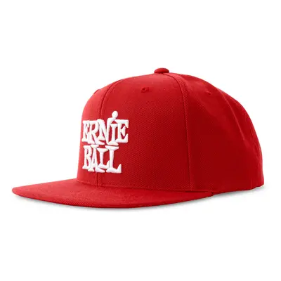 Ernie Ball Stacked Logo Hat Red