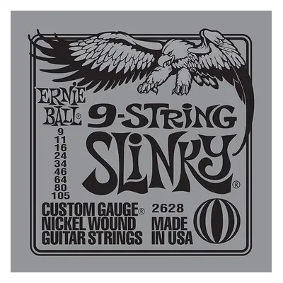 Ernie Ball 2628 Nickel Wound 9-String Slinky