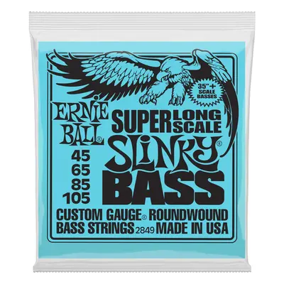 Ernie Ball 2849 Slinky Nickel Wound Super Long Scale Electric Bass 45