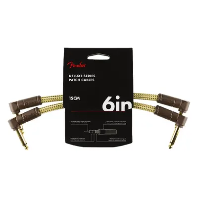 Fender Deluxe Series 6'' Patch Cable Tweed 2-Pack