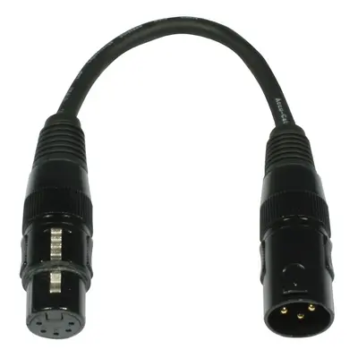 ADJ AC-DMXT/3M5F 3pin male/5pin female