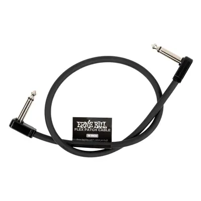 Ernie Ball Flex Patch Cable 18" Black