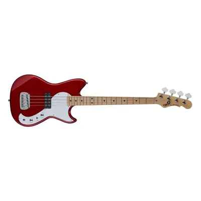 G&L Tribute Fallout Bass Candy Apple Red, MP