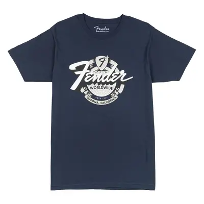 Fender World Wide Tee Vintage Navy XXL