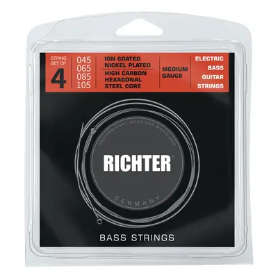 Richter Electric Bass Strings Ion Coated, Medium 45-105