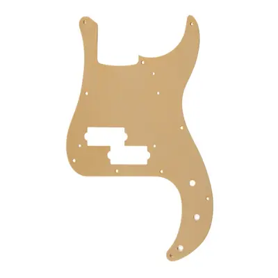 Fender Pure Vintage Pickguard, '58 P Bass, 10-Hole Mount, Gold Anodize