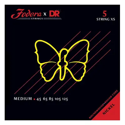 DR Strings Fodera Stainless Steel 5 Medium XS 45125