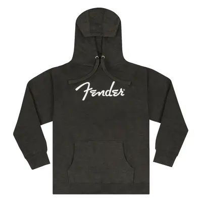 Fender Spaghetti Logo Hoodie, Gray Heather, M