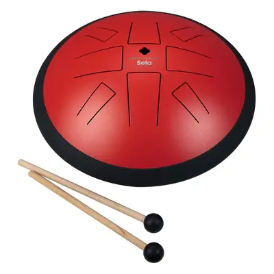 Sela 10" Melody Tongue Drum Red