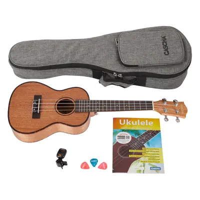 Cascha HH 2036 CZ Concert Mahogany Ukulele Bundle (rozbalené)