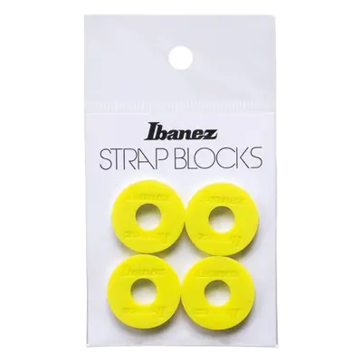 Ibanez Silicone Strap Block 4 Pieces/Set - Yellow