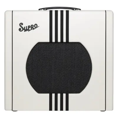 Supro Delta King 12 Ivory Black