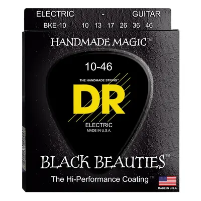 DR Strings Black Beauties BKE-10