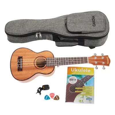 Cascha HH 2027 CZ Soprano Mahogany Ukulele Bundle (rozbalené)