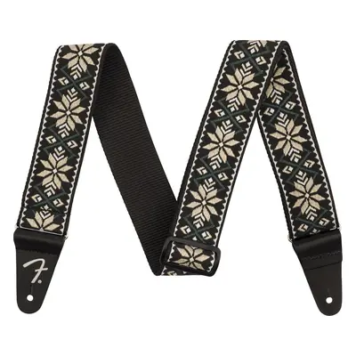 Fender Pasadena Woven Strap, Yellow Snowflake, 2"