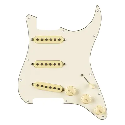 Fender Pre-Wired Strat Pickguard, Eric Johnson Signature, Parchment 11