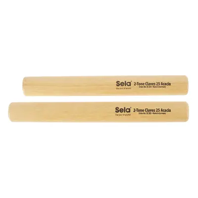 Sela 2-Tone Claves 25 Acacia