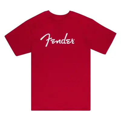 Fender Spaghetti Logo T-Shirt, Dakota Red, M