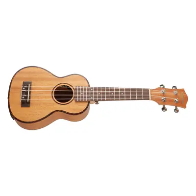 Cascha HH 2026E Soprano Mahogany Ukulele Set EQ