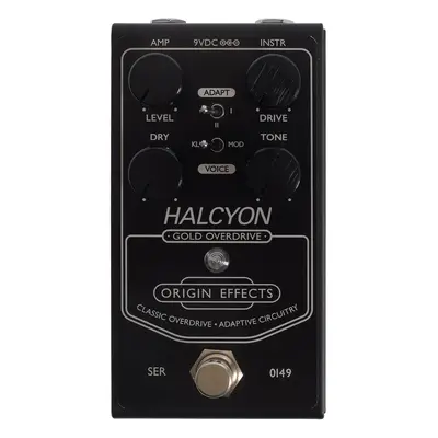 Origin Effects Halcyon Gold Overdrive Black Edition